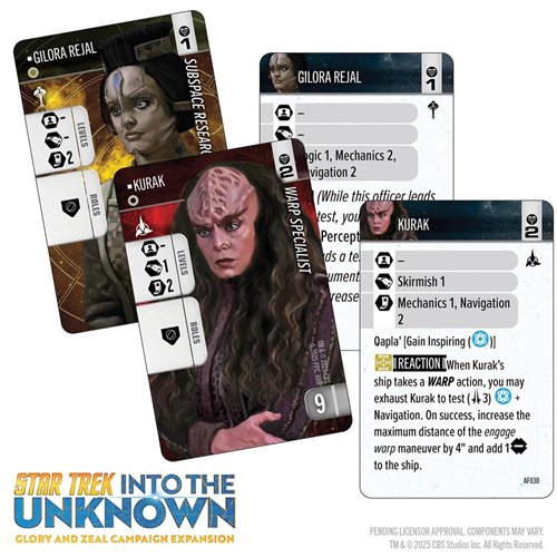 Star Trek: Into the Unknown Glory and Zeal Campaign Expansion Accessory Pack