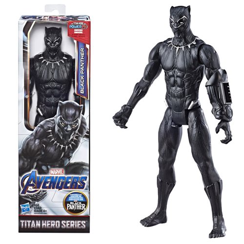 Avengers: Infinity War Titan Hero Series Power FX Black Panther 12-Inch Action Figure