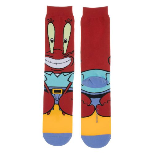 SpongeBob SquarePants Mr. Krabs 360 Character Crew Socks