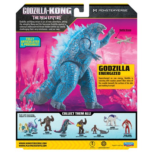 Godzilla x Kong: The New Empire Movie Monster Wave 3 6-Inch Basic Action Figure Case of 5
