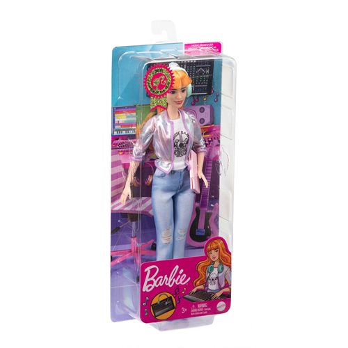 Barbie Career of the Year Music Producer Doll with Orange Hair