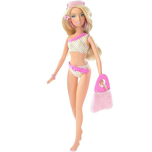 uregelmæssig mesh blast Beach Glam Barbie Doll - Entertainment Earth
