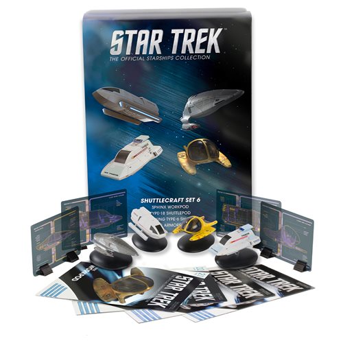 Star Trek Starships Shuttles Exclusive Collector's Set #6 with Collector Magazine
