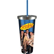 Seinfeld 24 oz. Stainless Steel Travel Cup with Straw