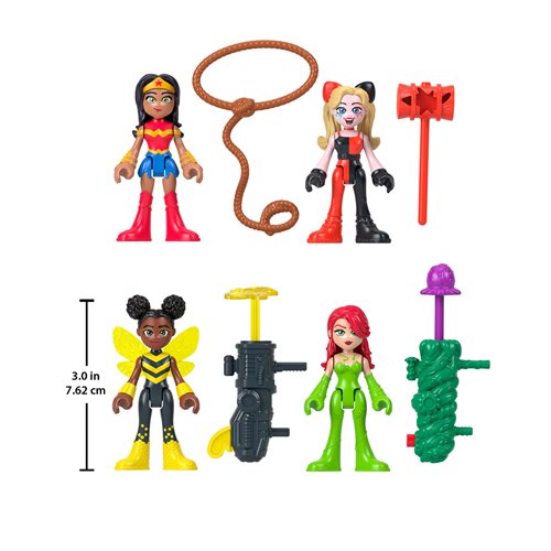 DC Super Friends Imaginext Rivals Action Figure 4-Pack