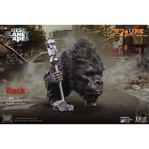 Rise of the Planet of the Apes Buck Defo Real Soft Vinyl Statue