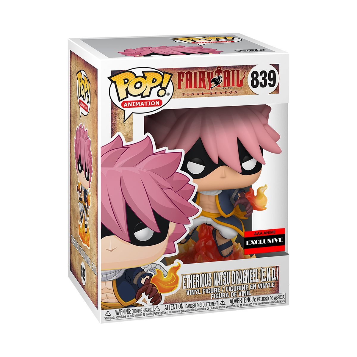 AAA Anime Protector include Funko Pop Fairy Tail Etherious Natsu Dragneel E.N.D 
