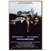 Blues Brothers Movie Poster Wood Wall Artwork