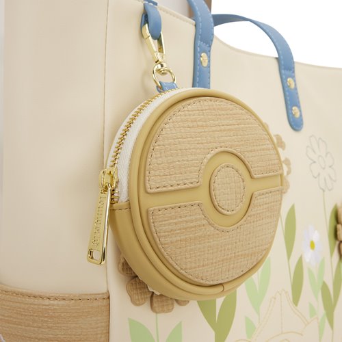 Pokemon Floral Tote Bag with Coin Bag