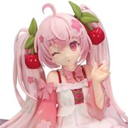 Vocaloid Sakura Miku 2025 Wink Version Noodle Stopper Statue