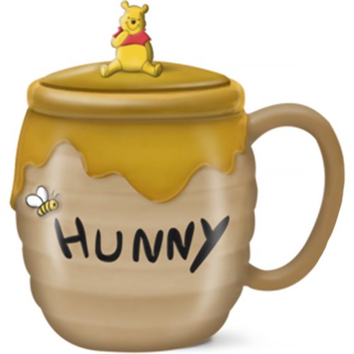 Winnie the Pooh Hunny Pot 20 oz. 3D Sculpted Mug with Lid