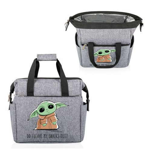 Star Wars: The Mandalorian The Child Snacks Out Gray OTG Lunch Cooler