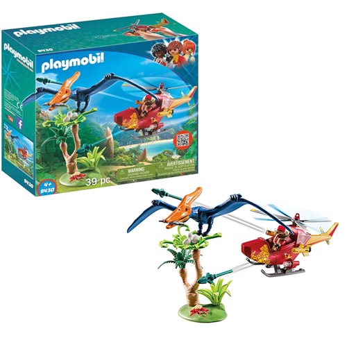 Playmobil 10734 Dinosaurs Adventure Copter with Pteranodon