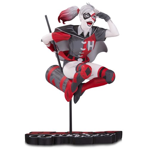 Harley Quinn Red White and Black by Guillem March Statue