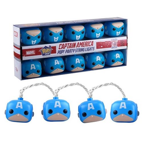 Captain America Pop! Party String Lights