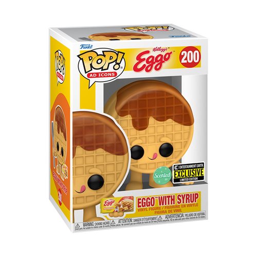 Kellog's Eggo Waffle with Syrup Scented Pop! Vinyl Figure #200 - Entertainment Earth Exclusive