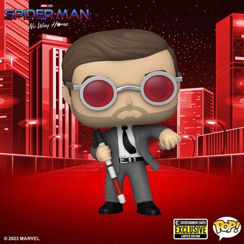 Spider-Man: No Way Home Matt Murdock with Brick Pop! Vinyl Figure - Entertainment Earth Exclusive