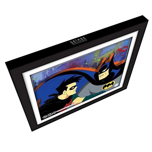 Batman: The Animated Series Christmas with the Joker #1109 Animation Cel Artist Edition Framed Art P