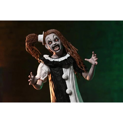 Terrifier 2 Ultimate Art the Clown and Little Pale Girl 7-Inch Scale Action Figure 2-Pack