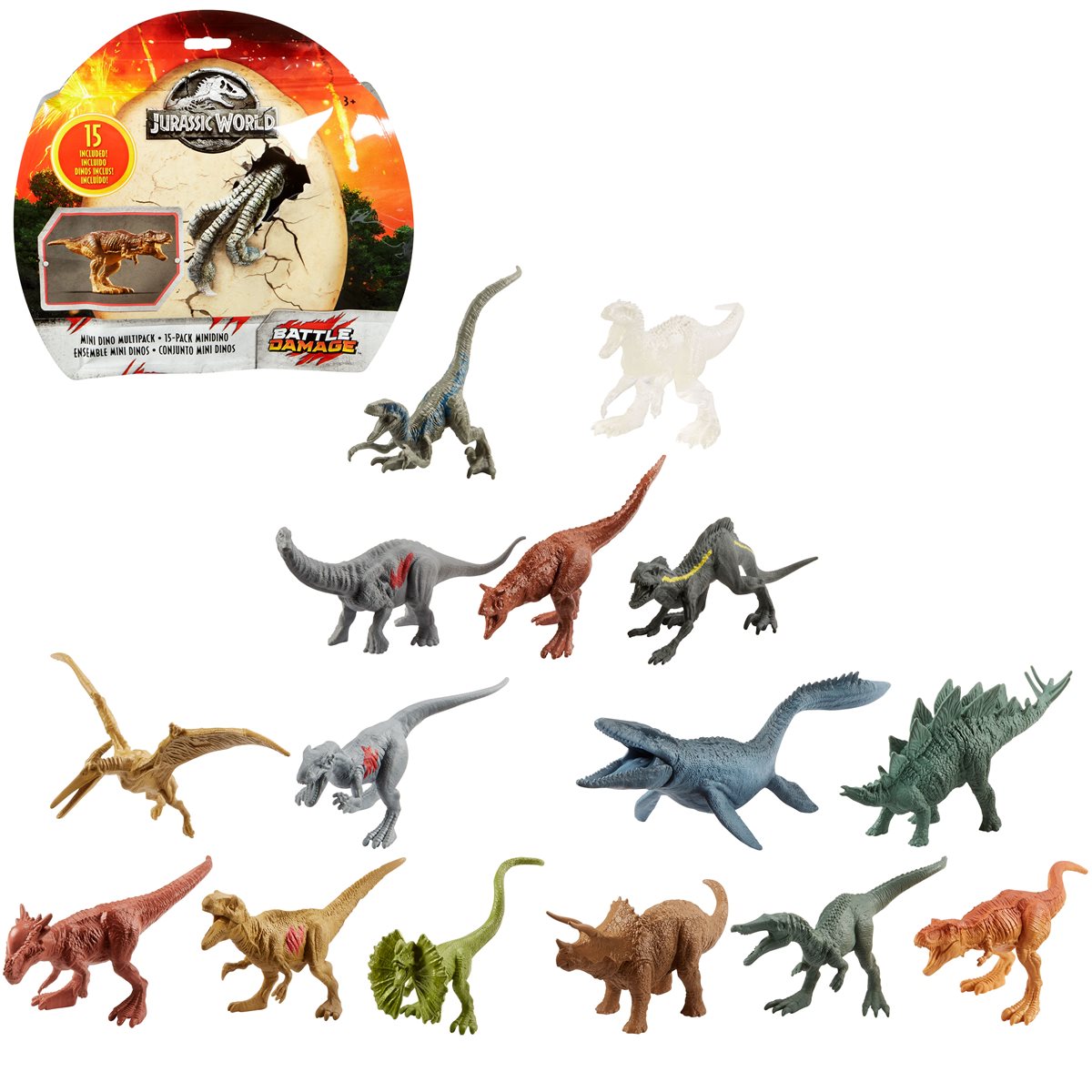 opgraven Oefening trommel Jurassic World Mini Dino 15-Pack - Entertainment Earth