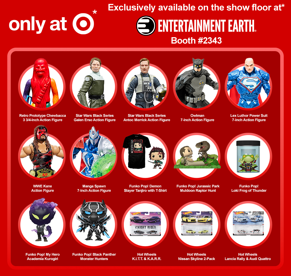 Entertainment Earth Comic-Con 2022 Target Exclusives