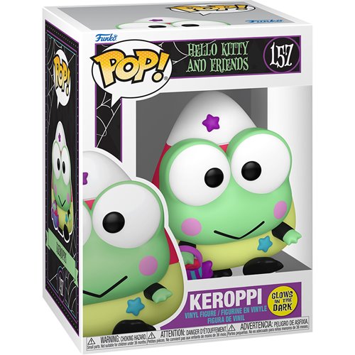 Hello Kitty Keroppi Spooky Glow-in-the-Dark Funko Pop! Vinyl Figure