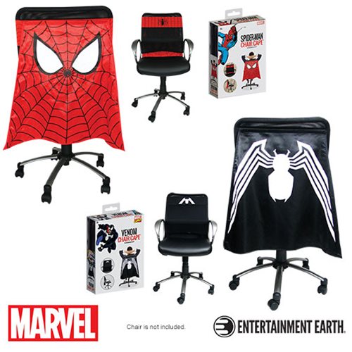Marvel Classic Spider-Man and Venom Chair Cape Set