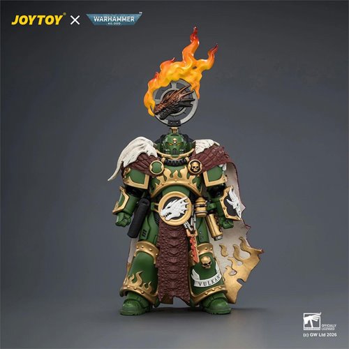 Joy Toy Warhammer 40,000 Salamanders Vulkan He'stan the Forgefather 1:18 Scale Figure