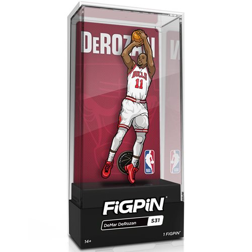 NBA Chicago Bulls DeMar DeRozan FiGPiN Classic 3-Inch Enamel Pin