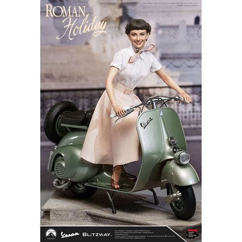 Roman Holiday Princess Ann and 1951 Vespa 125 Superb 1:4 Scale Statue