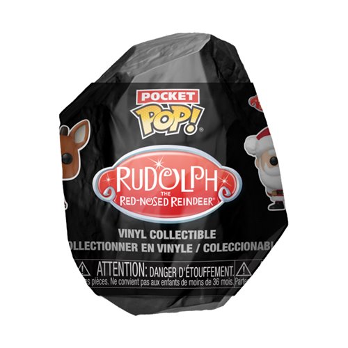 Rudolph the Red-Nosed Reindeer Coal Funko Pocket Pop! Mini-Figure Display Case of 12