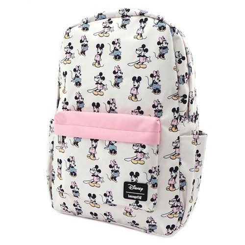 Mickey and Minnie Mouse Pastel Nylon Backpack