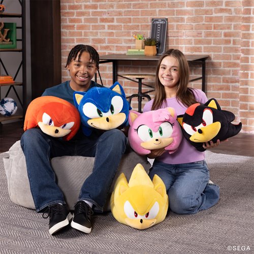 Club Mocchi Mocchi Sonic the Hedgehog Super Sonic Mega 15-Inch Plush