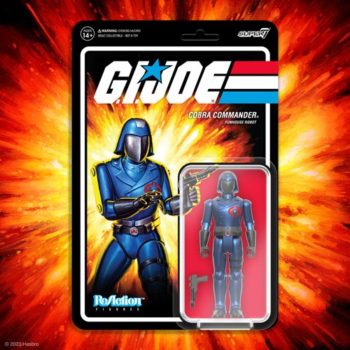 G.I. Joe Cobra Commander (Funhouse Robot) 3 3/4-Inch ReAction Figure