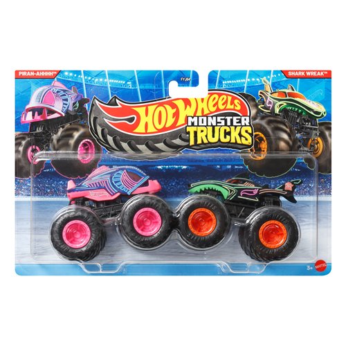 Hot Wheels Monster Trucks Demolition Doubles 1:64 Scale Vehicle 2-Pack 2026 Mix 3 Case of 8