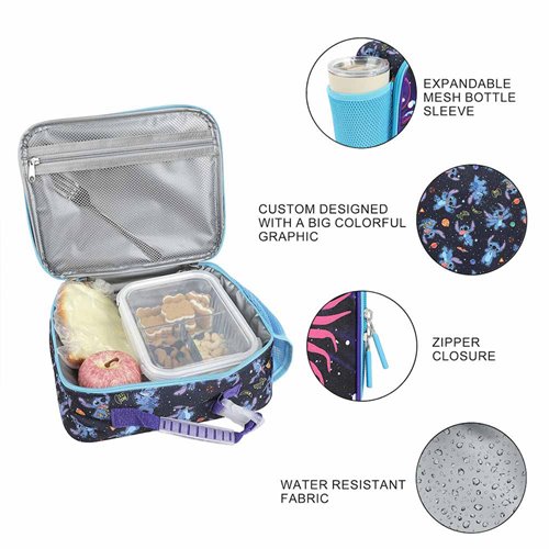 Lilo & Stitch Stitch and Scrump All Over Print Insulated Lunch Tote