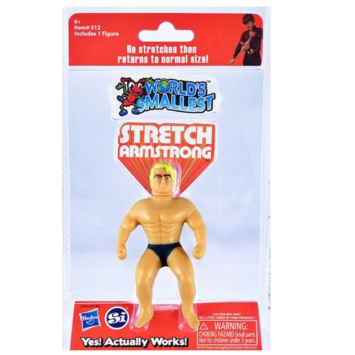World's Smallest Stretch Armstrong Figure