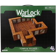 WarLock Tiles Expansion Pack 1-Inch Town and Village Straight Walls Accessory Pack