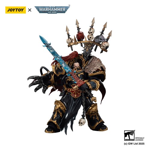 Joy Toy Warhammer 40,000 Black Legion Abaddon the Despoiler with Drach'nyen and Talon of Horus 1:18