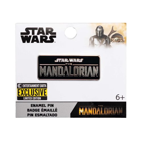 Star Wars: The Mandalorian Series Logo Enamel Pin - Entertainment Earth Exclusive