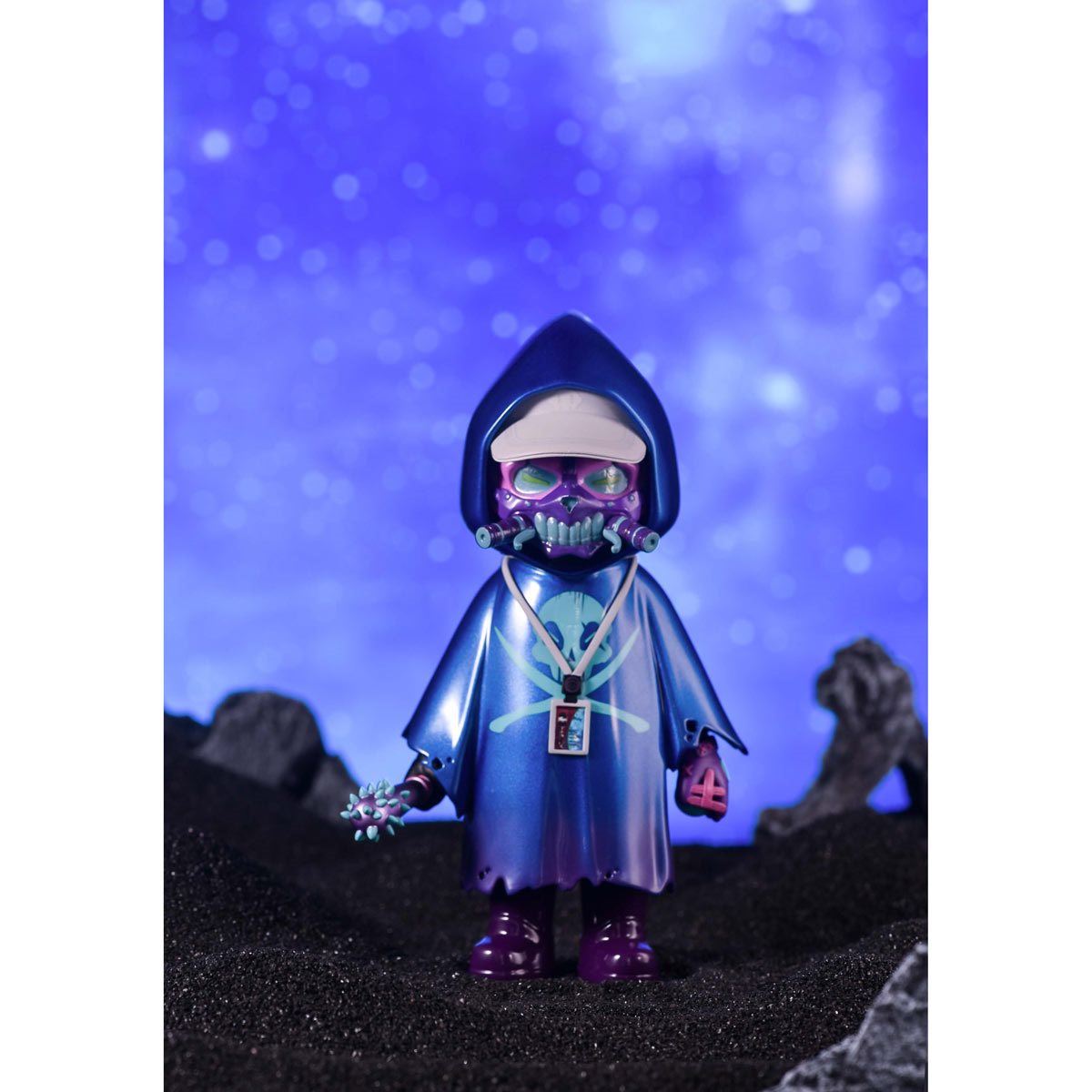 Original Character Faceless Bluecolor Version Statue