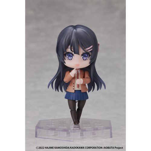 Rascal Does Not Dream of Bunny Girl Senpai Mai Sakurajima DFORM+ Deformed Action Figure