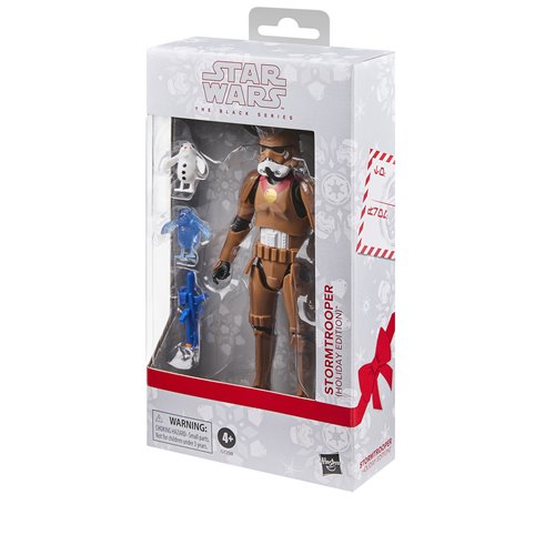 Star Wars The Black Series Stormtrooper (Holiday Edition) 6-Inch Action Figure