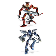 Bionicle Toa Jaller and Hahli Set