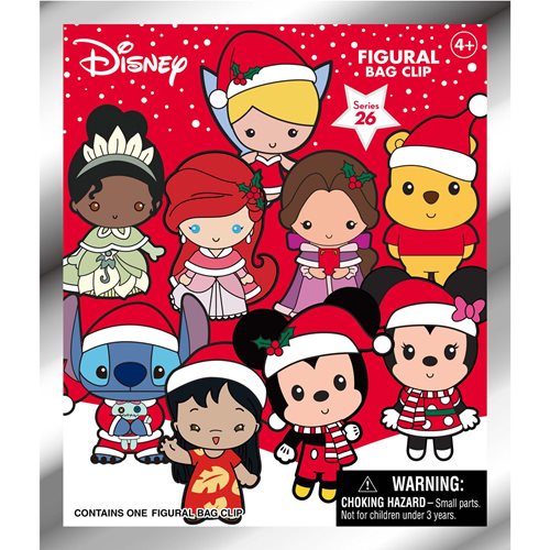 Disney Christmas Figural Key Chain Random 6-Pack