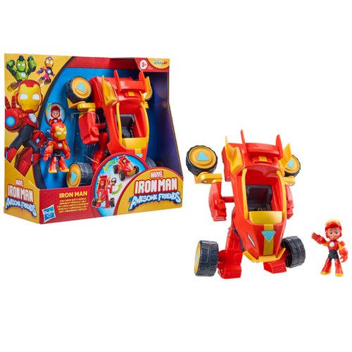 Iron Man and his Awesome Friends 2-In-1 Mech Suit & Vehicle