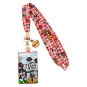 Mickey and Friends Picnic Lanyard with Cardholder