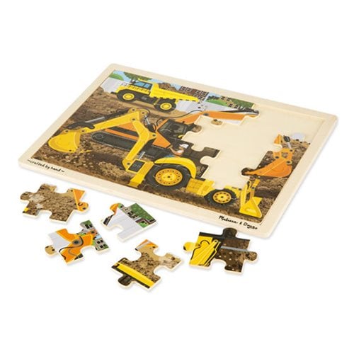 Melissa & Doug Diggers at Work 24-Piece Wooden Jigsaw Puzzle