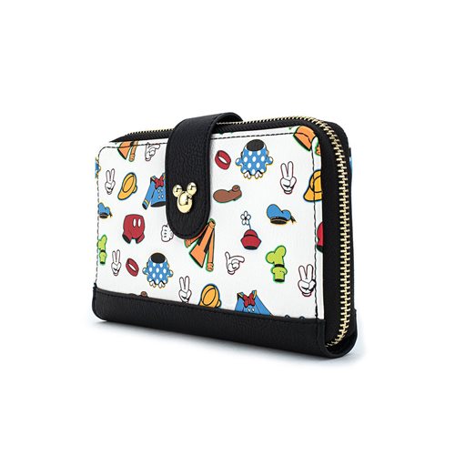 Disney Classic Character Clothing Flap Wallet
