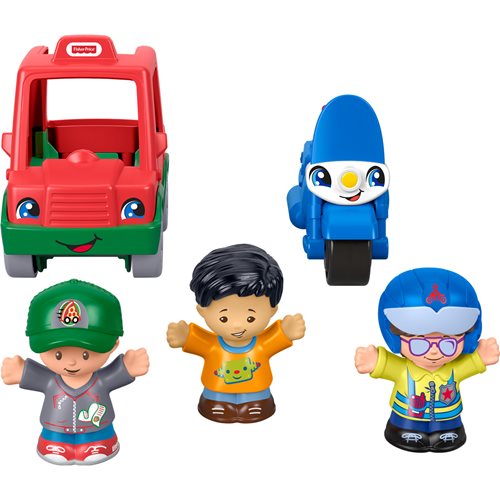 Fisher-Price Little People Community Helpers Figure and Vehicle Gift Set Case of 4
